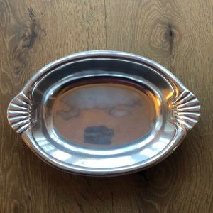 12x8 inch The Milton Co pewter dish